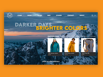 Outdoor Online Shop - ECommerce Site