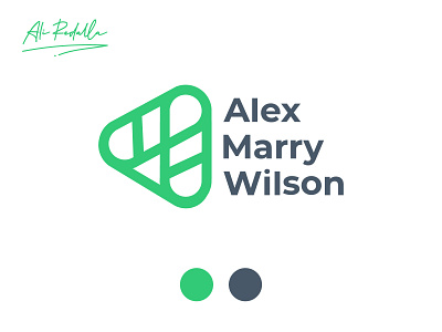 Alex Marry Wilson Office Branding Identity branding design flat icon illustration illustrator logo logo illustrator typography vector