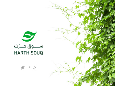 Harth Souq Logo branding icon landscape logo logo illustrator nature typography vector