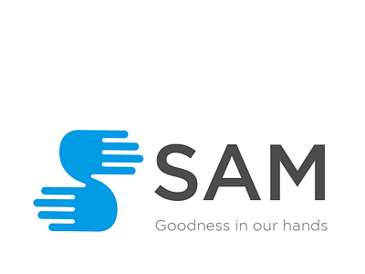 SAM company logo branding design logo