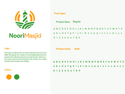 Noori Masjid Logo branding illustration logo logo illustrator typography