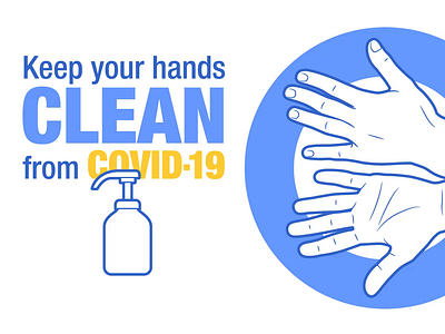 Keep your hands CLEAN from COVID-19 arrows covid 19 hands health health care how to instructional manual motiongraphics process soap step by step technical illustration vector graphics