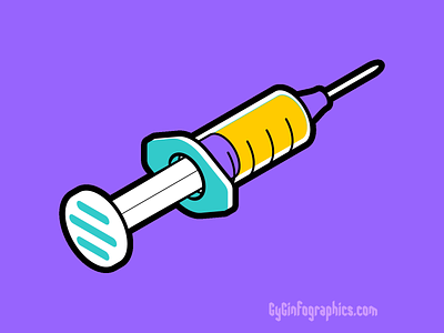 First Dose Done! covid covid19 dose health isometric illustration motion graphics syringe technical drawing technical graphics technical illustration vaccination vaccine
