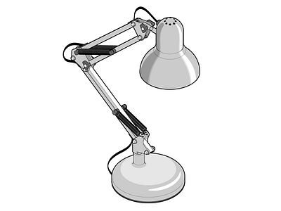 light bulb technical drawing