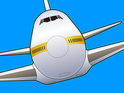 Airplane airplane technical drawing technical illustration vector illustration