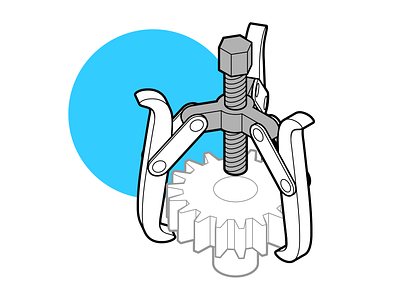 Tongs adobe illustrator assembly bolts engine engineering gears instructional illustration instructions linework technical drawing technical illustration tools vector graphic vector illustration