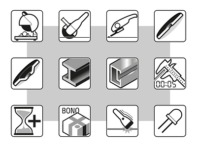 Industrial Icon Set 1 communication icon design icon set icons industrial industry infographic design infographics instructional tech vector graphics