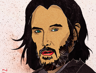 Keanu keanu reeves portrait