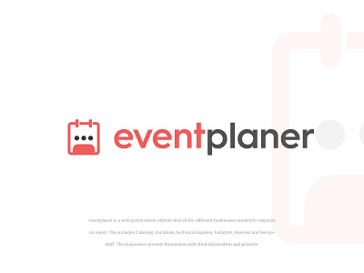 Event Planner Logo Concept circles design event logo meeting minimal passion people planner simple vector