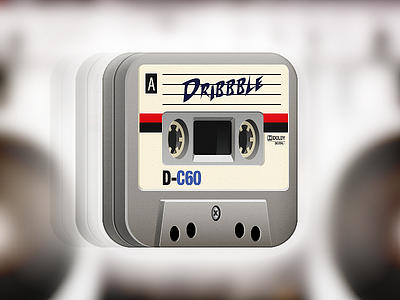 Musicassette iCon cassette icon ios iphone mc music nostalgy