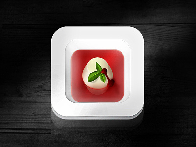 Panna Cotta iPhone icon cotta icon iphone panna strawberry