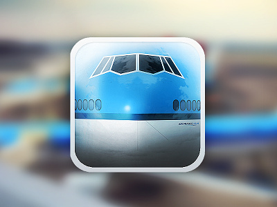 KLM B747 iPhone icon 747 amsterdam boeing icon iphone klm schiphol