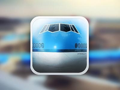 KLM B747 iPhone icon