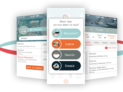 Diet & Nutrition App Ui Design