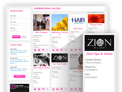 Trending Salon Appointment Booking App Design beauty salon app branding graphic design salon app ui design salon website ui ui