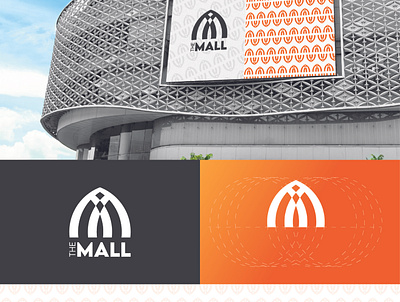 The Mall logo adobe background brand branding colorful design illustration layout logo logocreation logodesign logotype poster typography ui vector