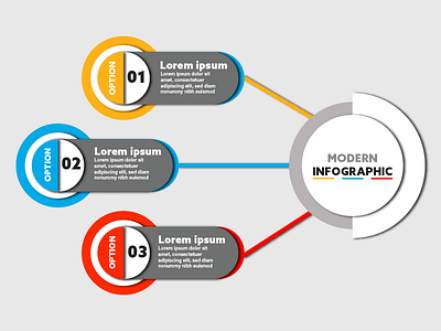 Modern Infographic data info infographic steps