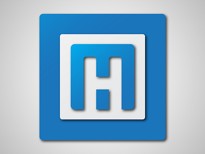 Hm Logo app background branding color design graphic icon illustration illustrator layout logo name poster typography vector web