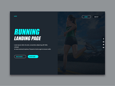 Running0 background branding colorful graphic illustration layout poster ux vector web