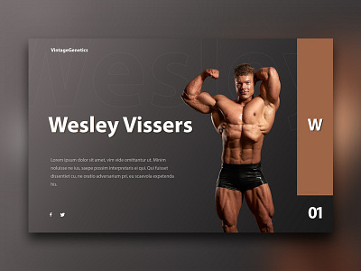 Web Design for Wesley Vissers Mr.O Competitor. branding design ecommerce gym oldschool ui ux webdesign webshop website
