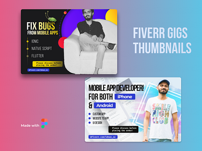 Fiverr Gigs Thumbnails UI Design Day# 007