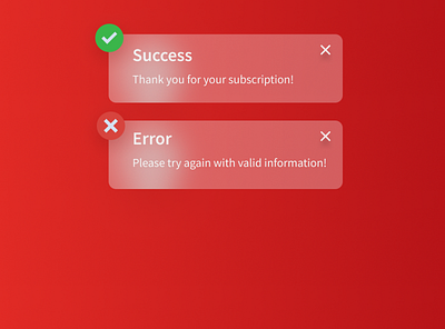 Flash Message UI Design Day# 009 design flash message glass ui mobile ui ui ui web design uidesign uiux web