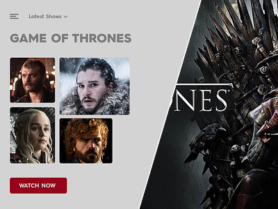 Game Of Thrones Ui-Design