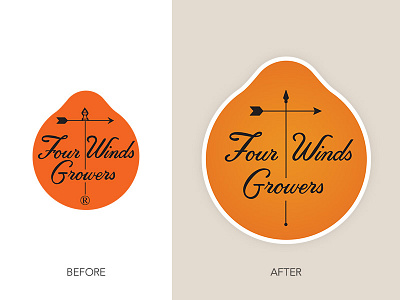 Four Winds Growers branding design four winds citrus logo rebrand refresh