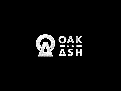 Oak & Ash adventure wear Logo branding design icon illustration logo type typography vector