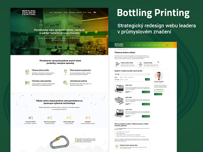 Bottling Printing analytics strategy webdesign