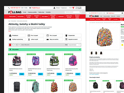 FullBag - everything for your full bag analytics e shop strategy ux webdesign