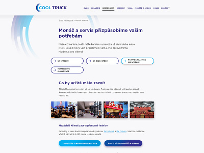 Cooltruck - typography setting