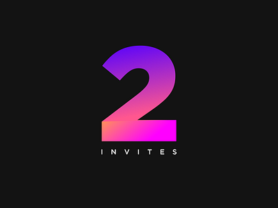 2 Dribbble Invites ae aftereffects animation design drafting flat illustration invite invite design invite giveaway invite2 kinetictype mograph motiongraphics shapes typography ui ux