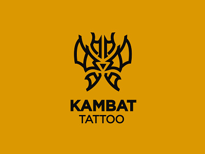 Kambat Tattoo bird brand brand identity branding design graphicdesign logo logo design logofolio logotype