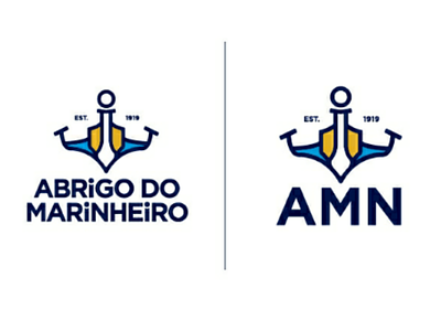 Abrigo do marinheiro amn anchor brand branding logo logotype mar marine marinheiro ocean