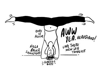 Yoga Mind - Pt. 3 autobigraphical comic illustration lettering yoga