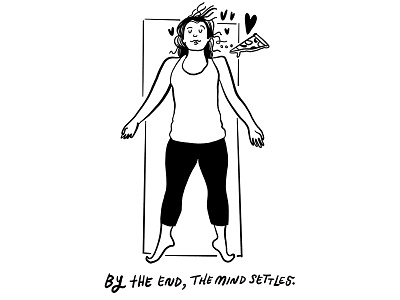 Yoga Mind - Pt. 4 autobigraphical comic illustration lettering yoga