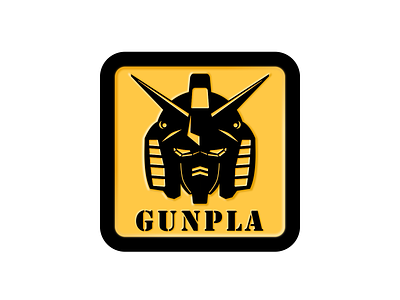 Gundam Enamel Pin design enamel pin gundam gunpla pin simple sketchapp