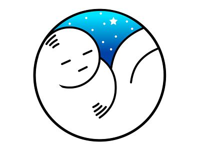 Sleeping Baby baby design lines night