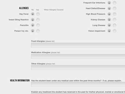 Sports Site Form 1