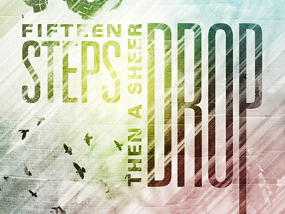 New Poster: 15 steps birds design illustration paint photoshop poster radiohead typography watercolor