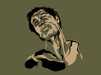 Portrait (WIP) design illustration pray for rain vector