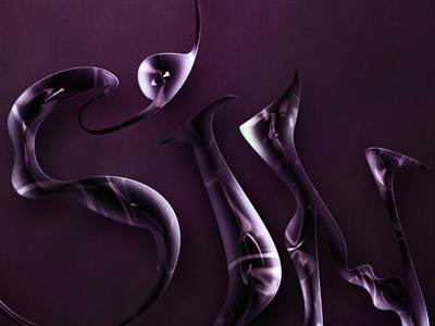 Organic Type (w.i.p) black dark design gray illustration natural organic photoshop purple shiny stylish typography
