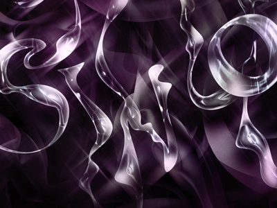 Sinuous (Nearly Done) black dark design gray illustration natural organic photoshop purple shiny stylish typography