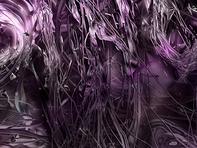 Sinuous (dark version) black dark design gray illustration natural organic photoshop purple shiny stylish typography