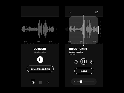 Call Recording App Concept ui ux