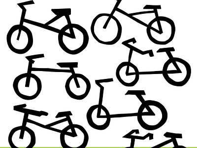 Bicycle Hand Drawn Vector Illustration