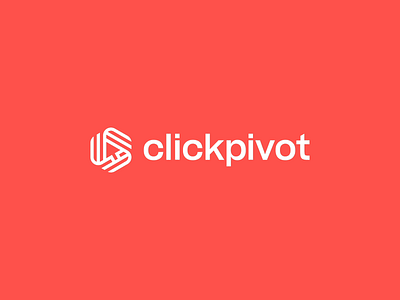 Clickpivot is live! animation arrow brand branding clickpivot logo personal red web design website
