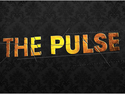 The PULSE on Tour illustration logo design typography
