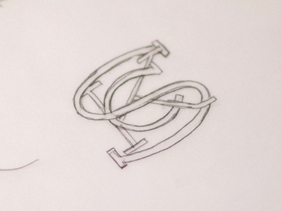 Sioux City Kid monogram sketch band lettering logo monogram